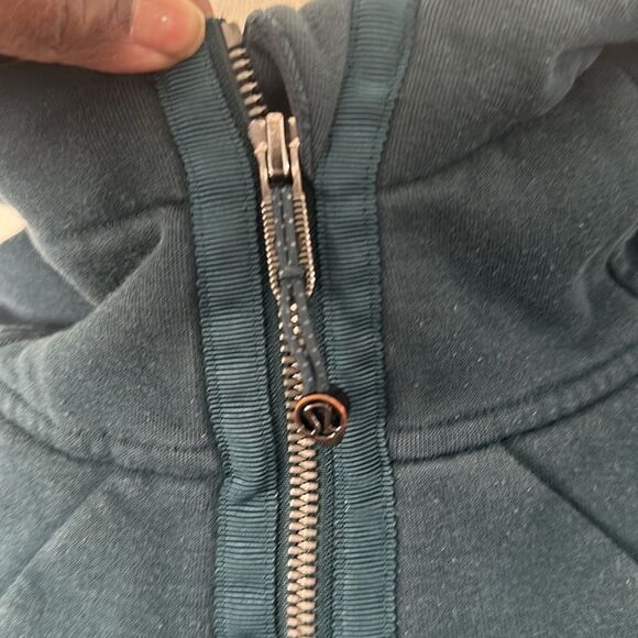 Lululemon Scuba Full Zip Green Hooded Sweat  Jacket 6 - Picture 5 of 9
